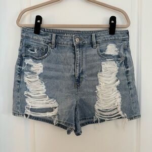 American Eagle ripped jeans shorts